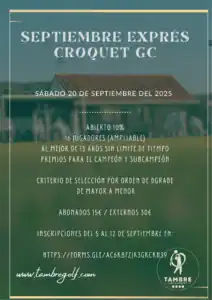 Septiembre Express Croquet GC
