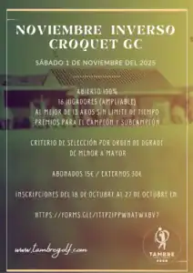 NOVIEMBRE Inverso Croquet GC