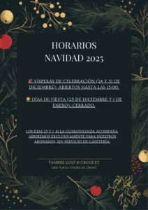 HORARIOS NAVIDAD 2025